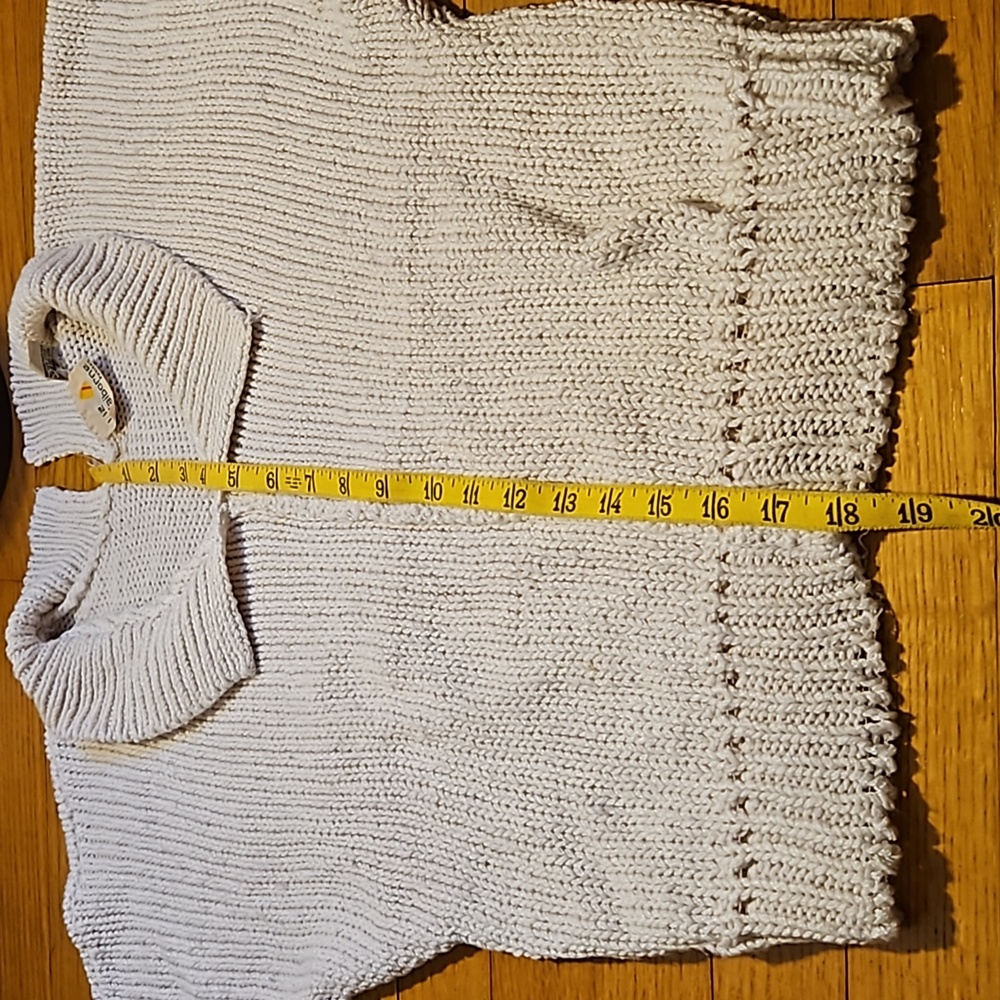 Liz Claiborne Petite Dolman Short Sleeve Pullover V-Neck Sweater P Retro - Picture 9 of 16
